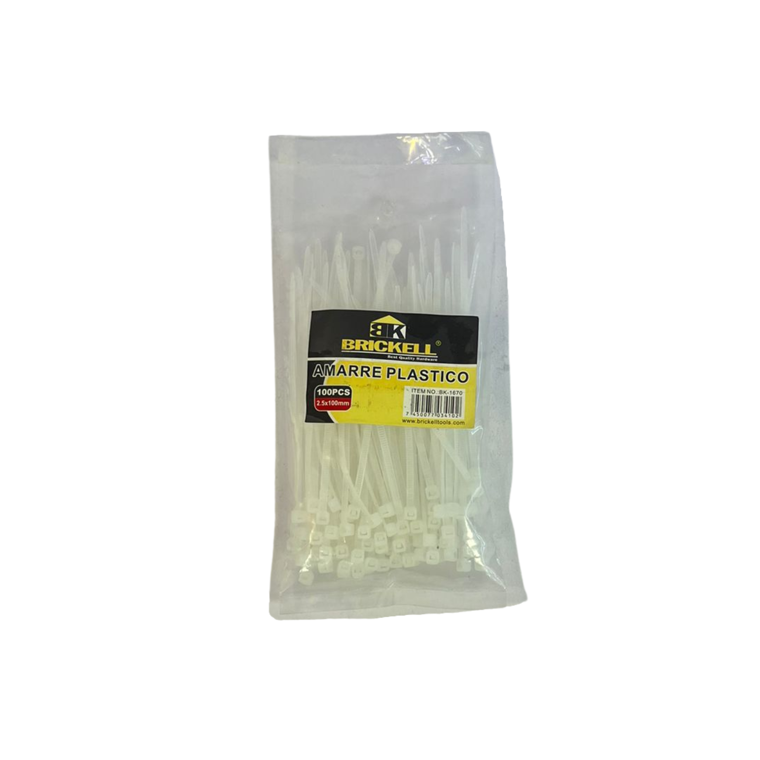 AMARRAS PLASTICAS 2.5X100MM AMARRAS PLASTICAS 2.5X100MM